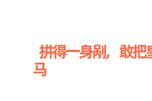 拼得一身剐,敢把皇帝拉下马